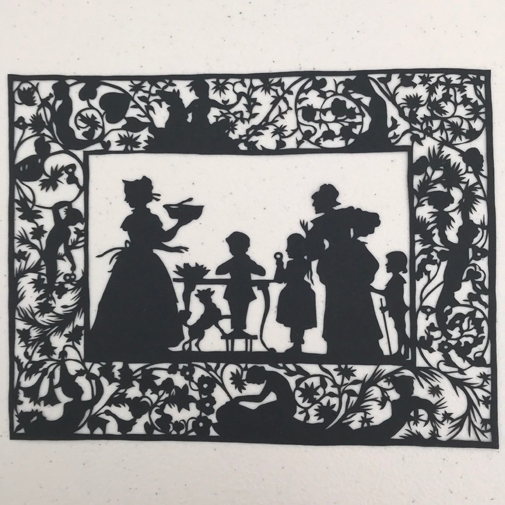 💖 Handmade PaperCut Silhouette Scherenschn…